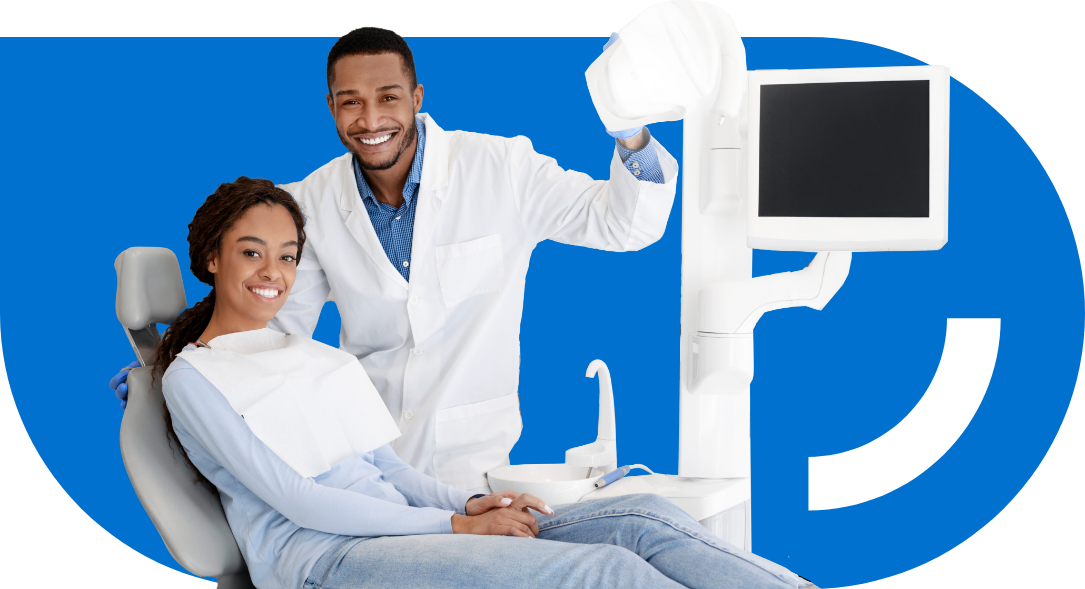 Dentist Siting on Dental Chair